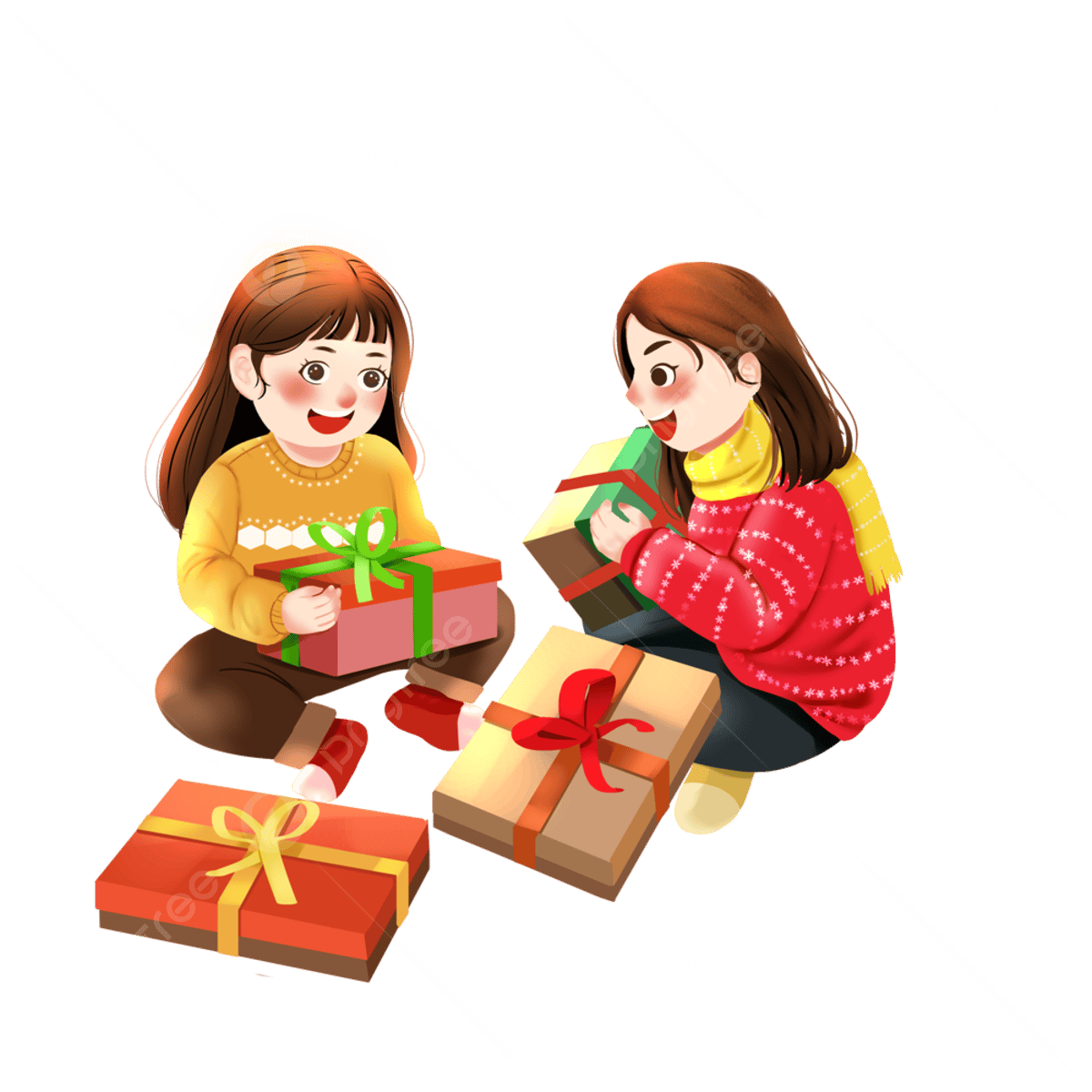 Kids with Colored Hands image